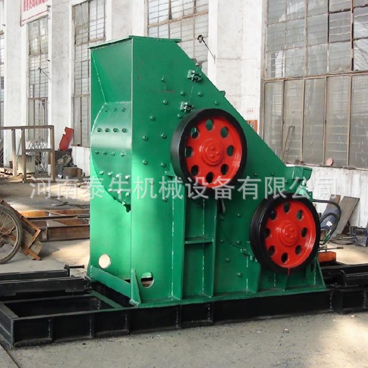 Double rotor slag crusher, double tap to break through non screened coal gangue dry and wet materials, two-stage crusher