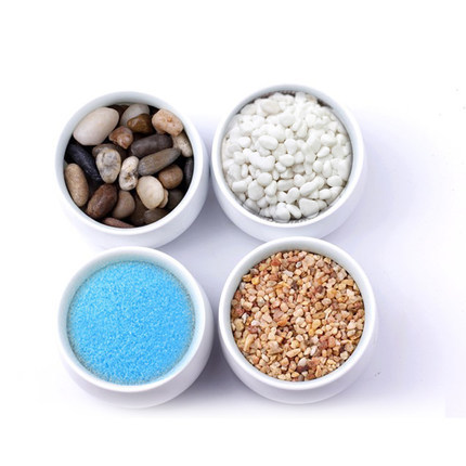 Moss Micro-landscape Shahe Stone Aquarium Decarative Natural River Sandstone Cebble Decorment Landscape 80G
