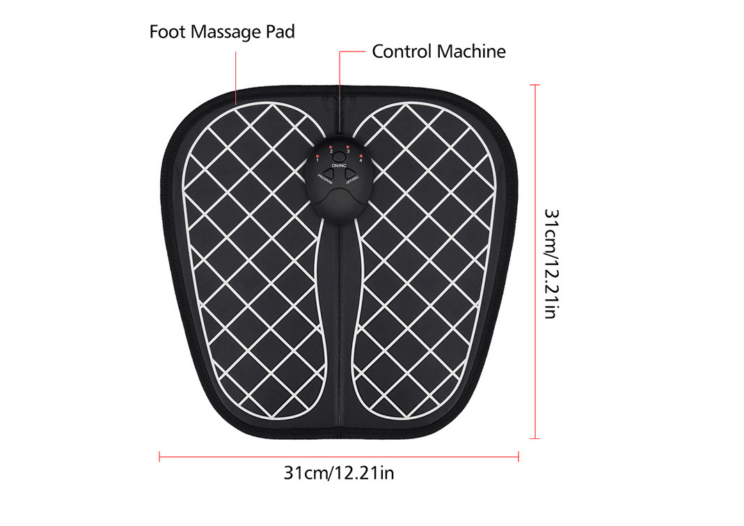 Электрический EMS массажер для стоп Qihei Circulation Massage Pad