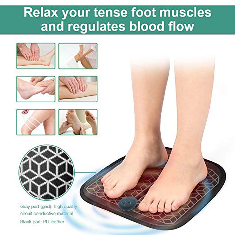 Электрический EMS массажер для стоп Qihei Circulation Massage Pad