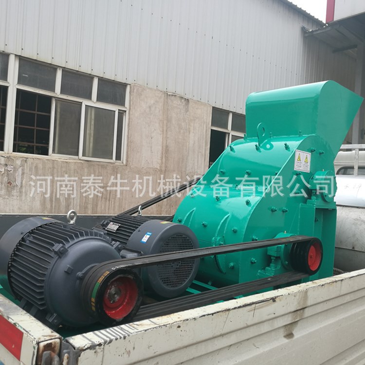 Double rotor slag crusher, double tap to break through non screened coal gangue dry and wet materials, two-stage crusher