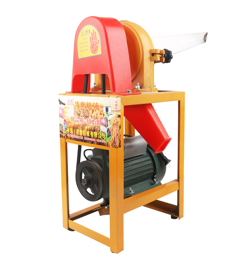 New Small Commercial Crusher, Five Grains and Coarse Grains Grinding Machine, Food Seasoning and Feed Machine, Continuous Crusher