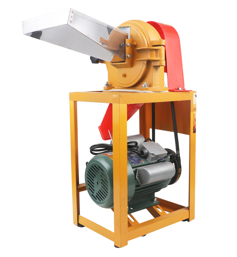 New Small Commercial Crusher, Five Grains and Coarse Grains Grinding Machine, Food Seasoning and Feed Machine, Continuous Crusher