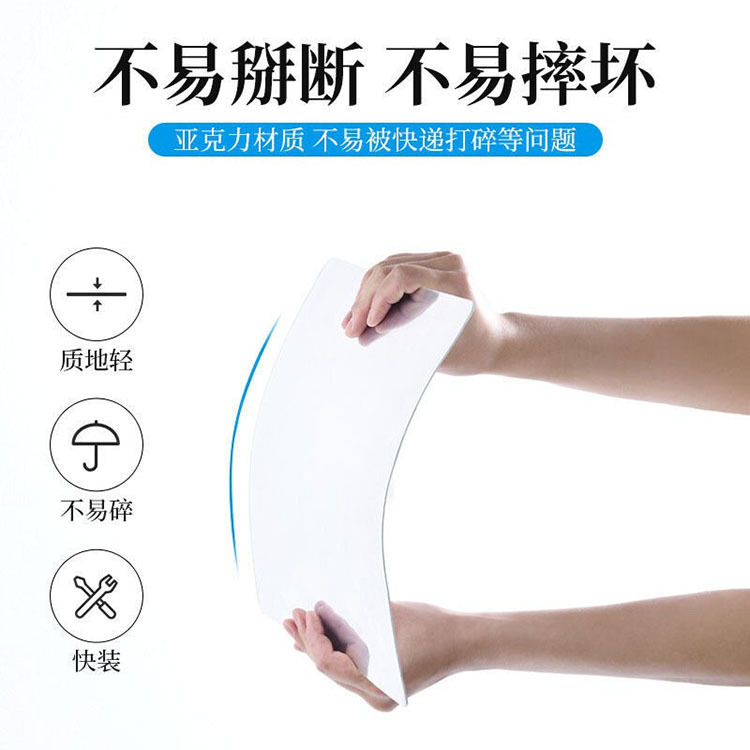 Manufacturer's hot selling acrylic wall sticker mirror makeup soft lens self-adhesive full body dressing mirror student dormitory sticker mirror