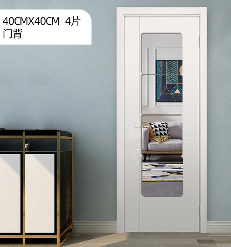 Manufacturer's hot selling acrylic wall sticker mirror makeup soft lens self-adhesive full body dressing mirror student dormitory sticker mirror