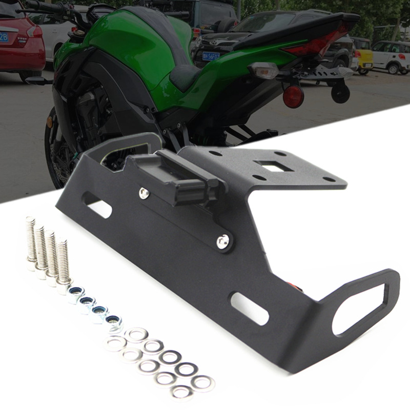 Подходит для Kawasaki Kawasaki Z1000 14-17 Модификация мотоцикла с номером номерного знака фонаря фонаря