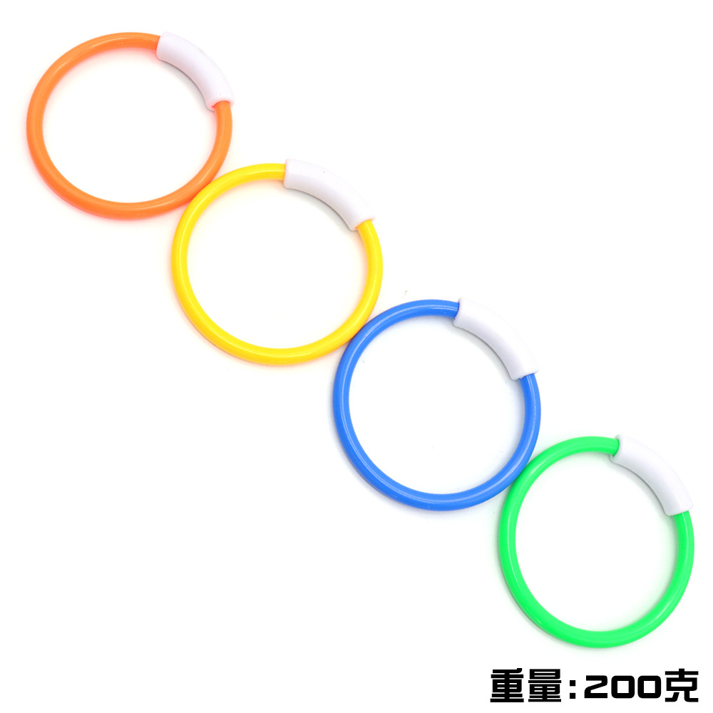 Cross border Amazon diving toys children's swimming pool treasure hunt diving torpedo water ring diamond water play set toys