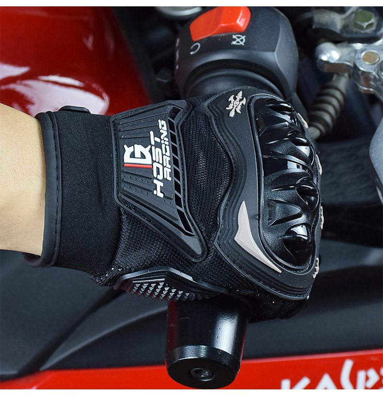 Devil Racing Motorcycle Gloves Anti Drop Off Road Racing All Finger Riding Motorcycle Rider Touchscreen Bicycle