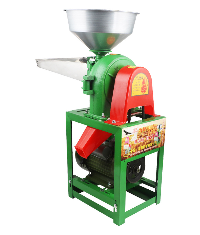 New Small Commercial Crusher, Five Grains and Coarse Grains Grinding Machine, Food Seasoning and Feed Machine, Continuous Crusher