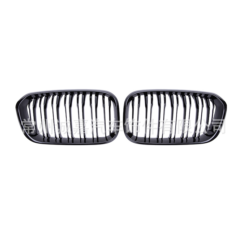 Подходит для BMW BMW 1 Series F20 F21 Grille 15-17 F20 BMW Ярко-черная двойная линия BMW