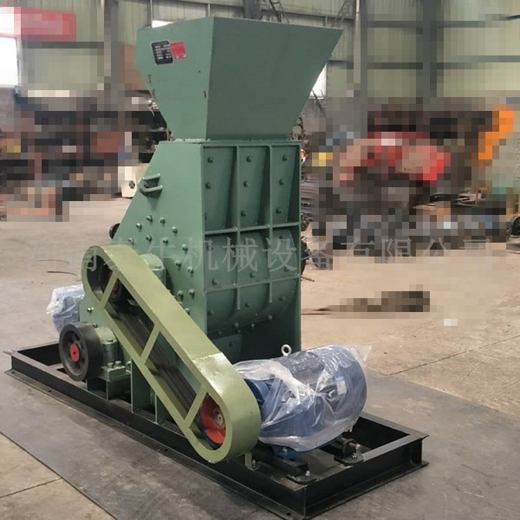 Double rotor slag crusher, double tap to break through non screened coal gangue dry and wet materials, two-stage crusher