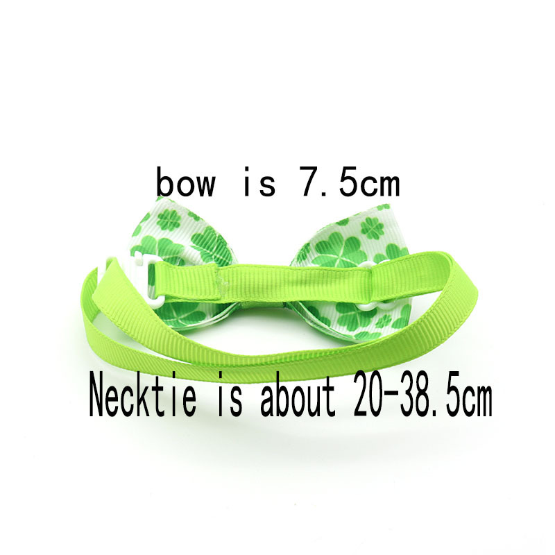 Pet Clover коллаген Bow Knot Blade Irish Festival Tie Tie Sat Patrick Festivals Кошки и аксессуары для собак