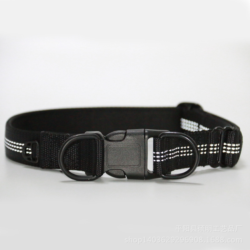 Поставьте новую Double D Pet Sece Ring Dog Neck, портативные отражающие нейлоновые продукты оптом