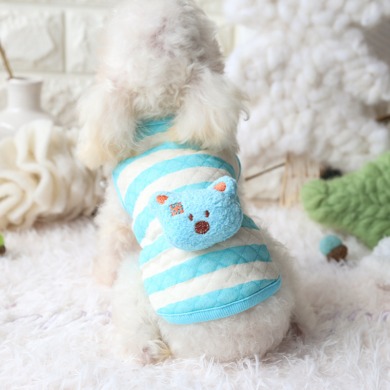 Petstyle Прессование животных головы молоко собака одежда для собак теплые хлопковые щенки щенки щенки щенки щенки одежда новорожденная
