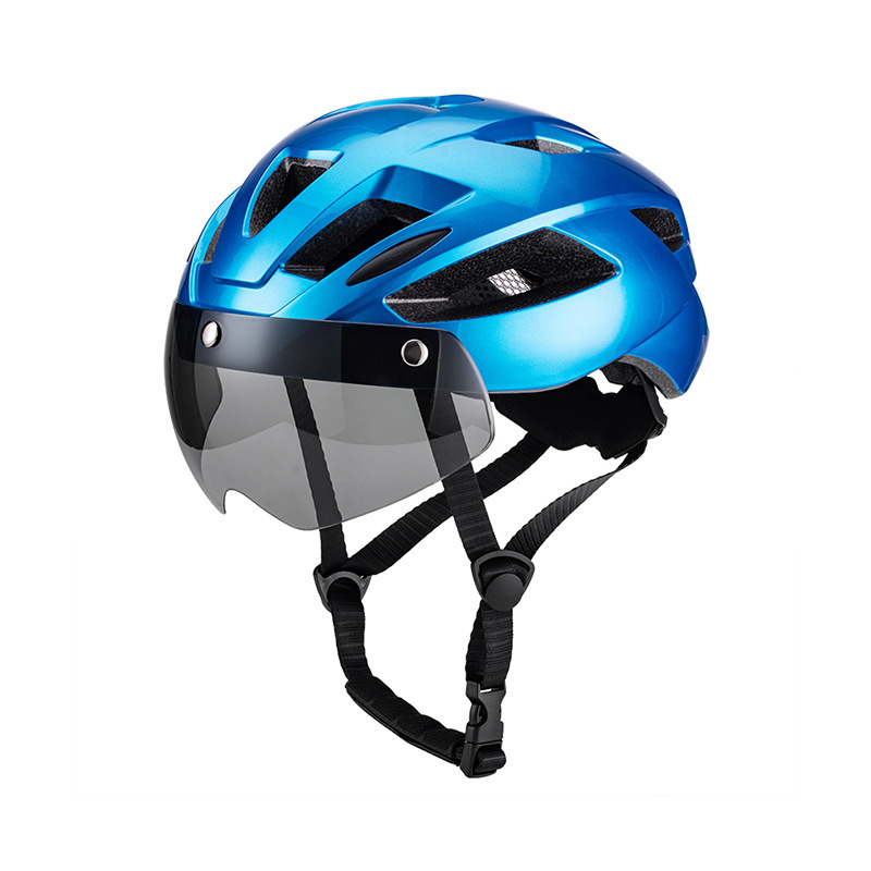 Bicycle riding helmet, detachable magnetic goggles, men's and women's mountain bike road bike safety helmet