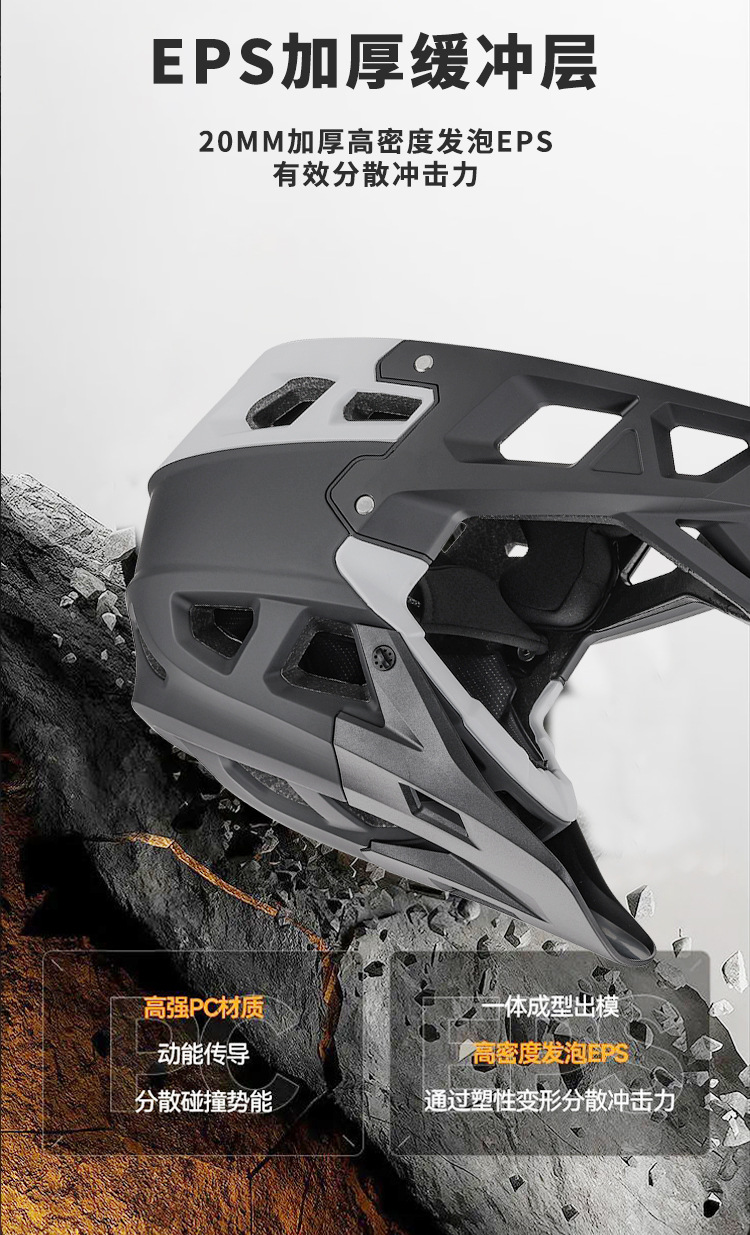 Cross border new outdoor camouflage mountain bike off-road helmet CE certification race speed descent safety adult full helmet wholesale