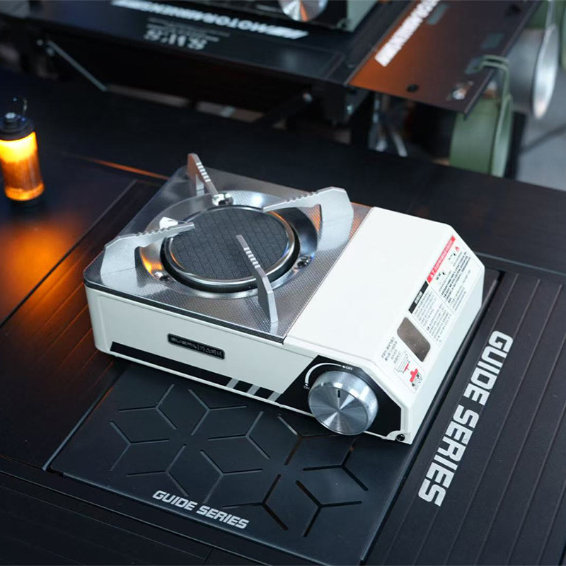 Bubic infrared windproof card stove, outdoor picnic portable camping stove, household explosion-proof gas energy-saving stove