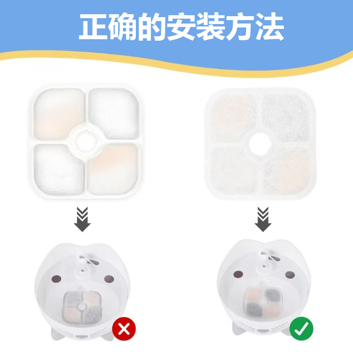 Amazon Pet Smart Water Dispenser Filter Centrifuge Кокосовая оболочка активированная углеродная фильтр центрифуга кошачьи водопровод Filter Cotton Smart