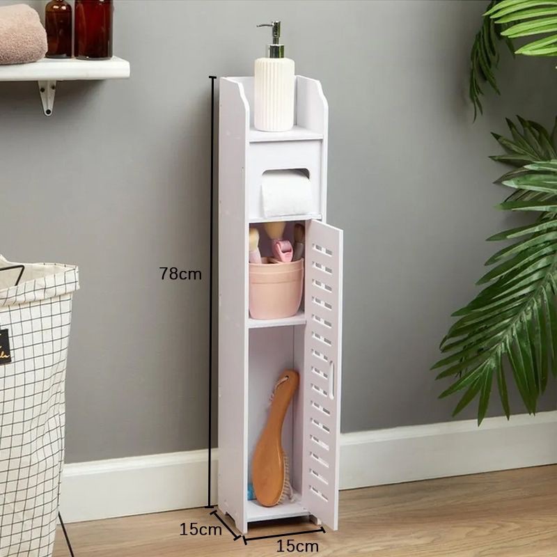 Bathroom storage cabinet, side cabinet, narrow cabinet, floor standing toilet, toilet shelf, standing cabinet, side cabinet, bathroom cabinet
