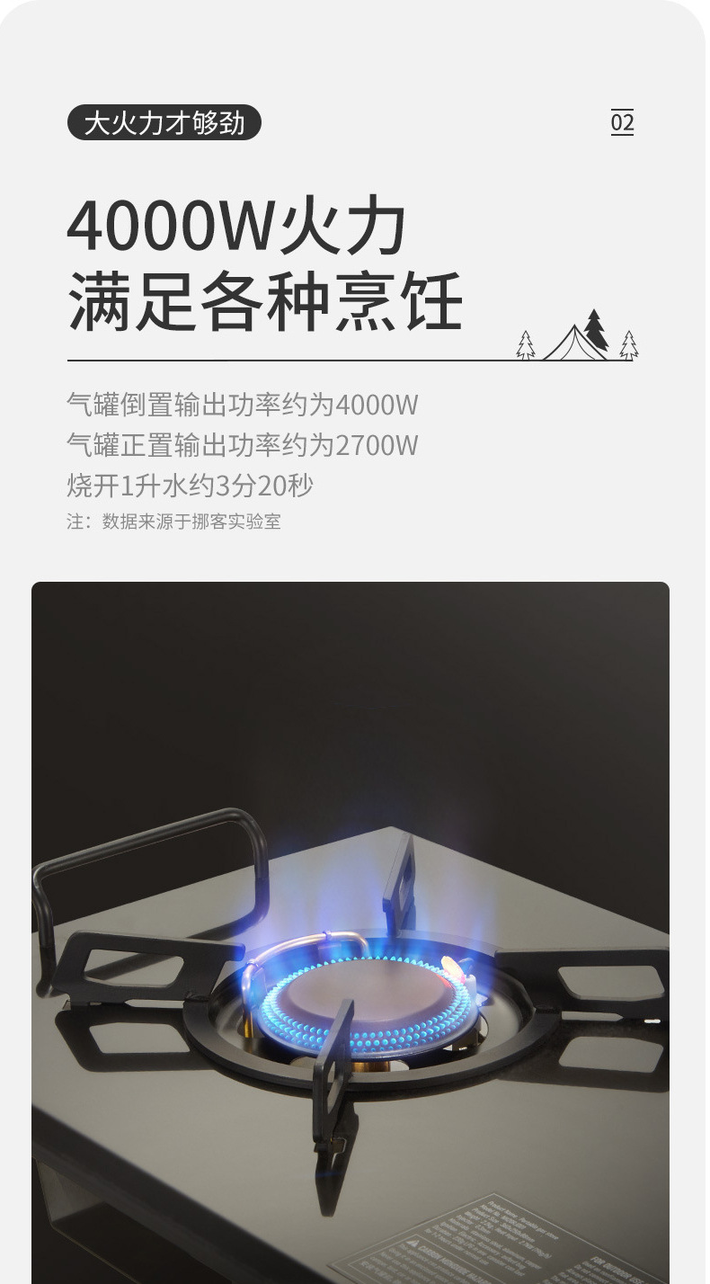 Outdoor camping portable folding merchant unit IGT stove gas stove camping card stove IGT stove desktop picnic stove