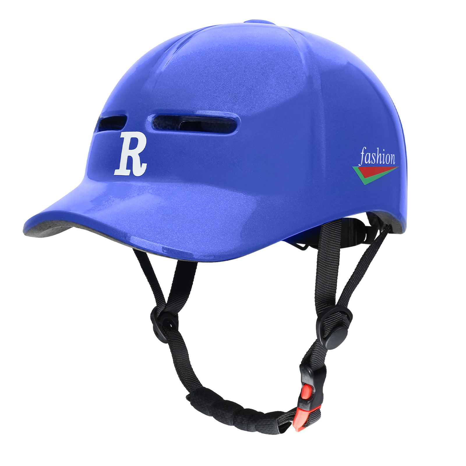 One piece molded duckbill cap, bicycle riding, commuting, all season electric bike, helmet, skateboard, roller skating, baseball