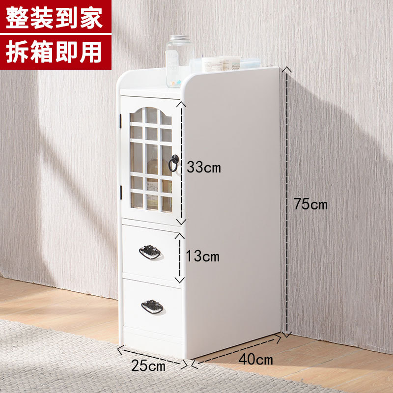 Bathroom side cabinet, floor standing cabinet, simple storage cabinet, living room storage cabinet, narrow cabinet, high cabinet, bathroom cabinet, toilet side cabinet