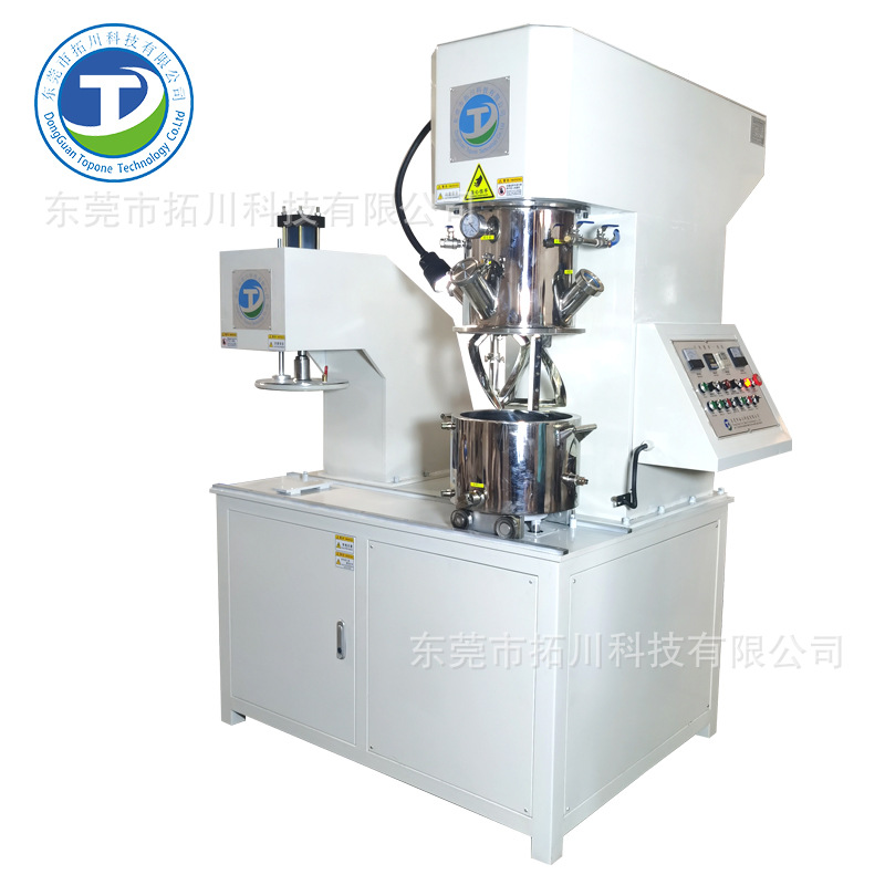 Double planetary mixer vacuum mixing can produce small sample solder paste epoxy resin laboratory press material