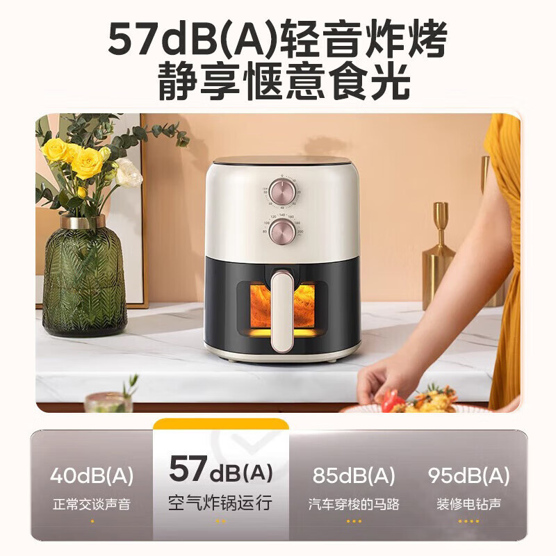 Аэрофритюрница с прозрачным окном Midea KZE459X9BD