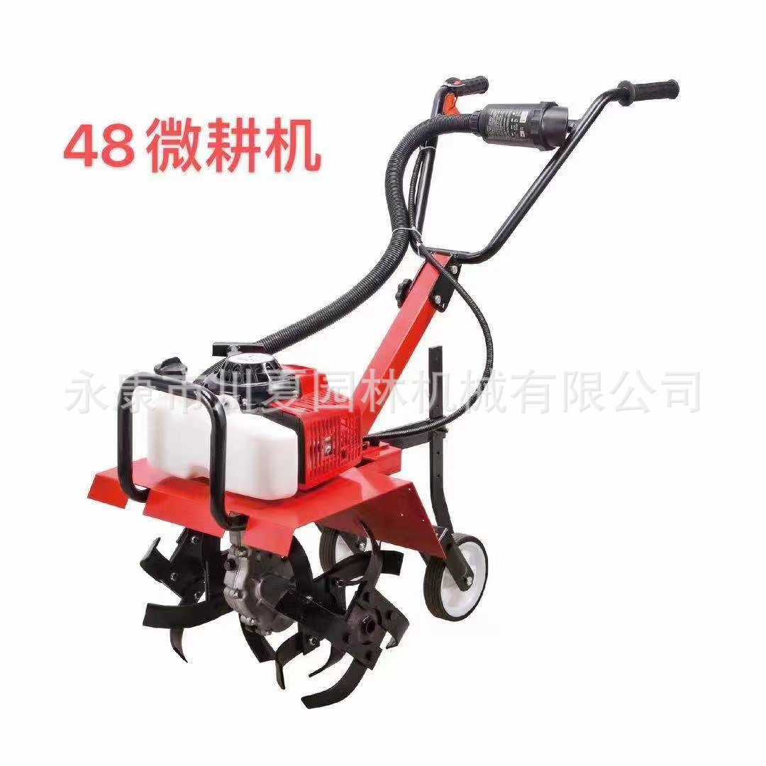 Spot gasoline micro tiller, agricultural rotary tiller, soil loosening machine, tillage machine, trenching machine, gasoline lawn mower, weeding machine, home