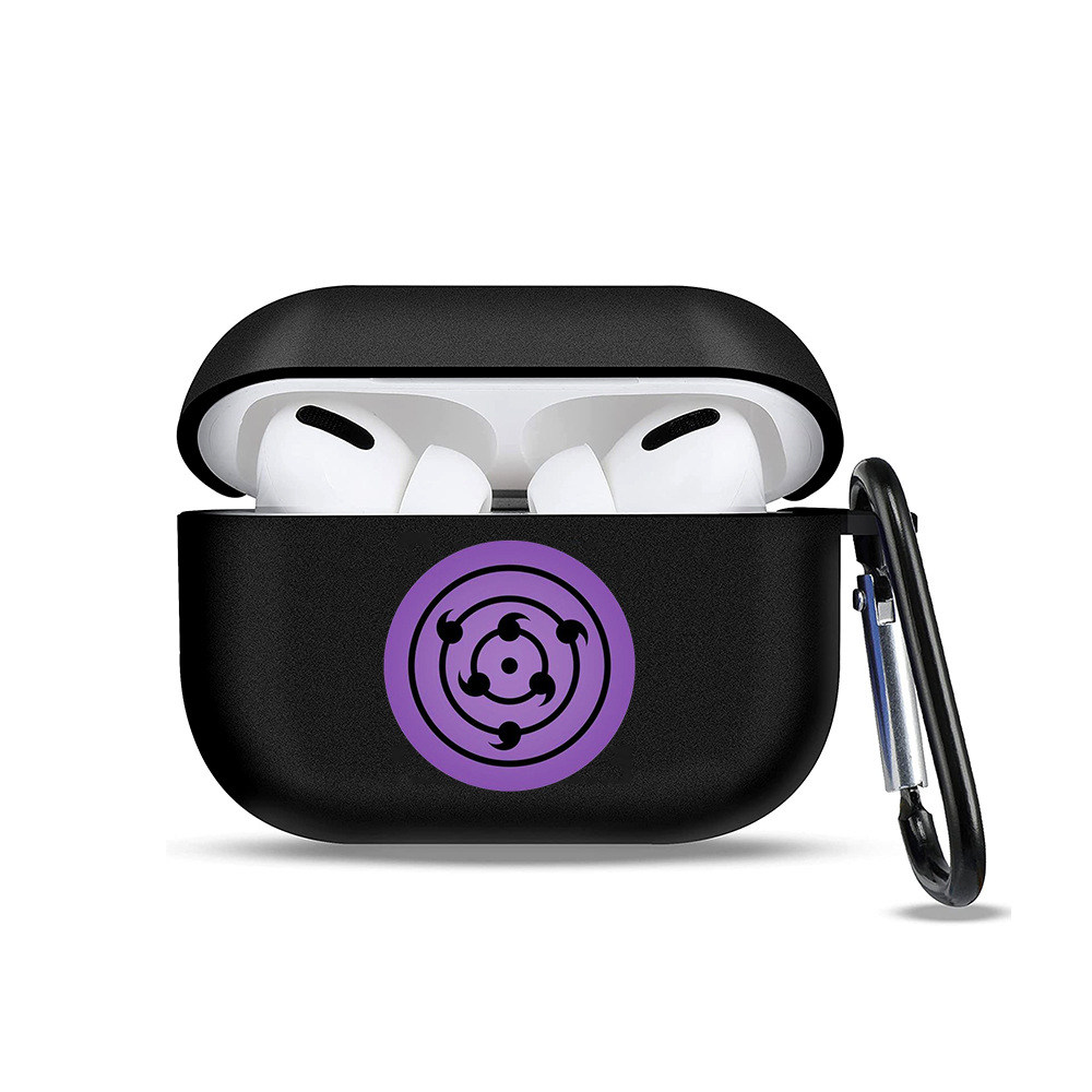 火影忍者airpods1/2保护套airpods3代蓝牙耳机壳宇智波写轮眼潮男