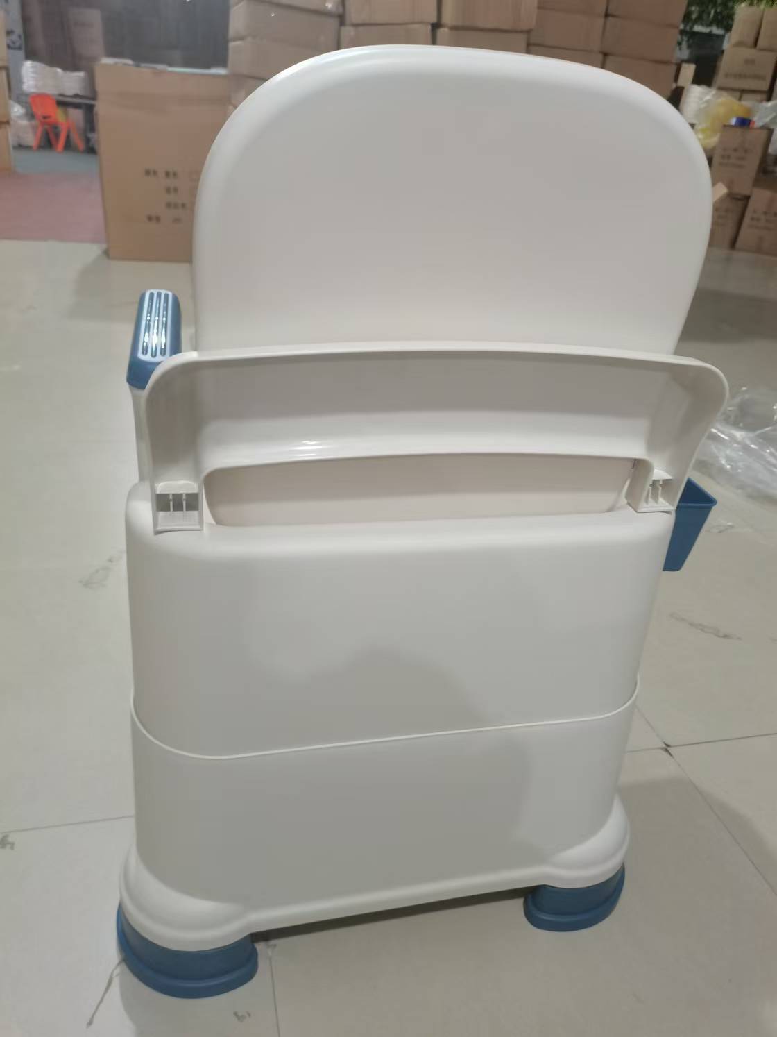 Toilet for the elderly, movable toilet with armrests, indoor portable, pregnant women's bedpan, toilet chair, cleaning