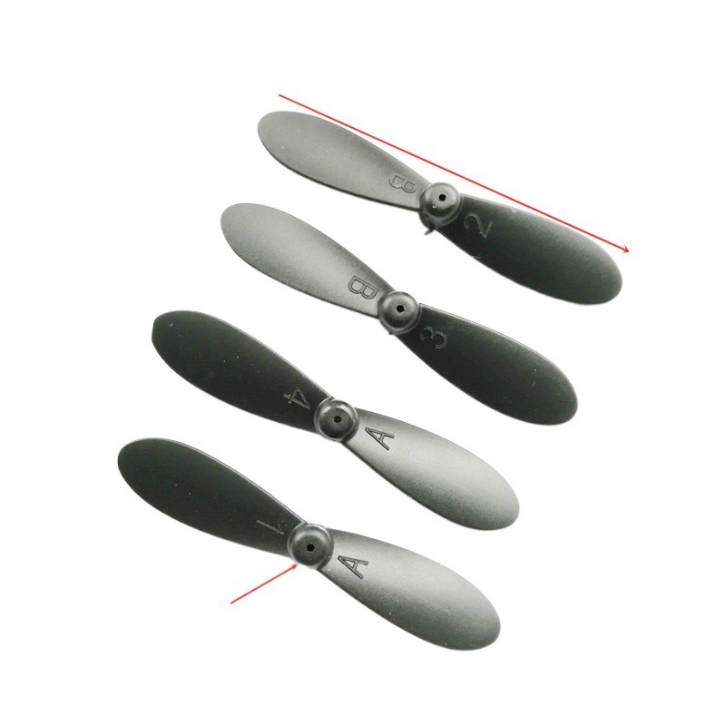 Small remote-controlled drone quadcopter accessories wing fan blades wing propeller blades approximately 3.5CM
