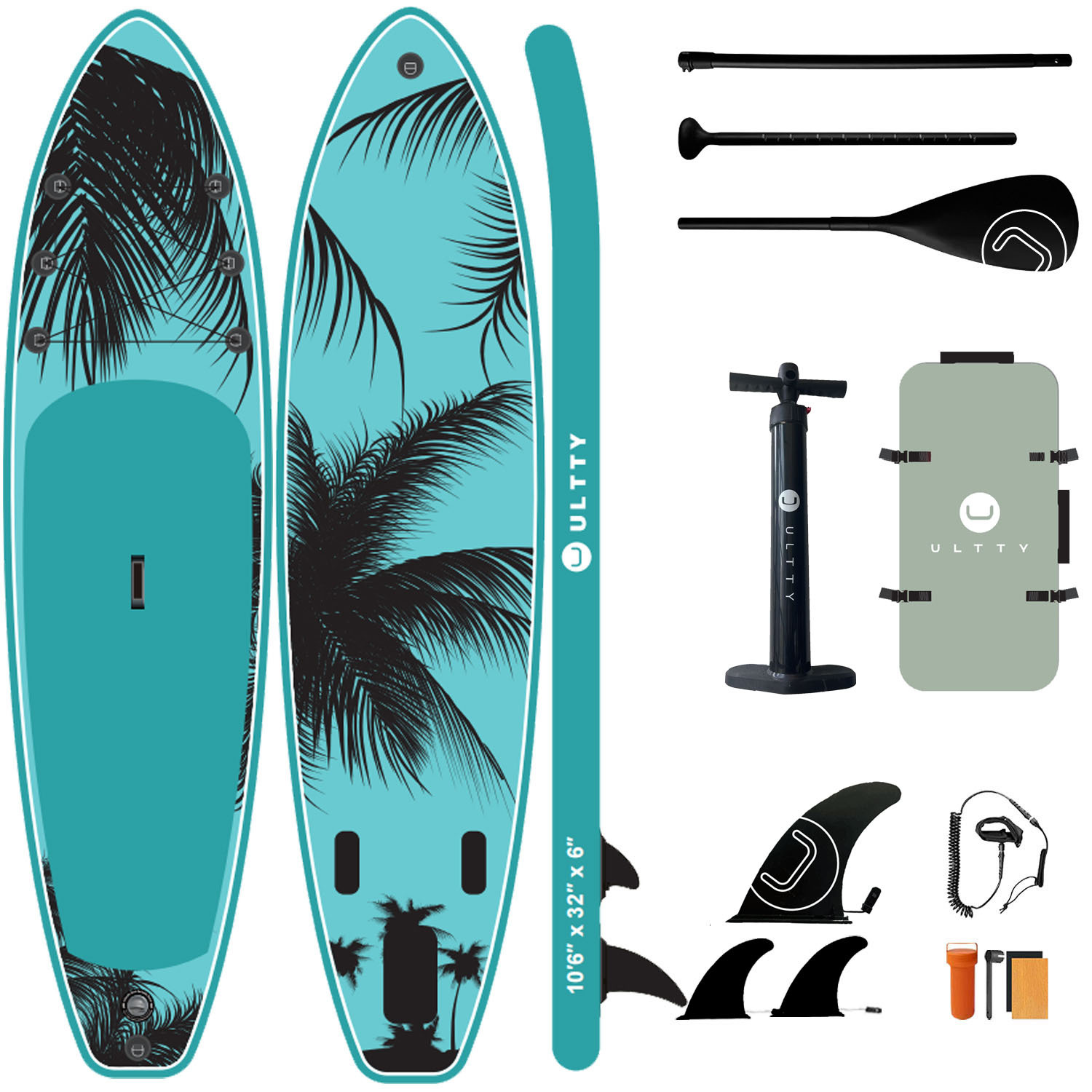 ULTRATY Cross border Sup Paddleboard Inflatable Stand Upright Paddle Board Adult Water Yoga Support Board Surfboard
