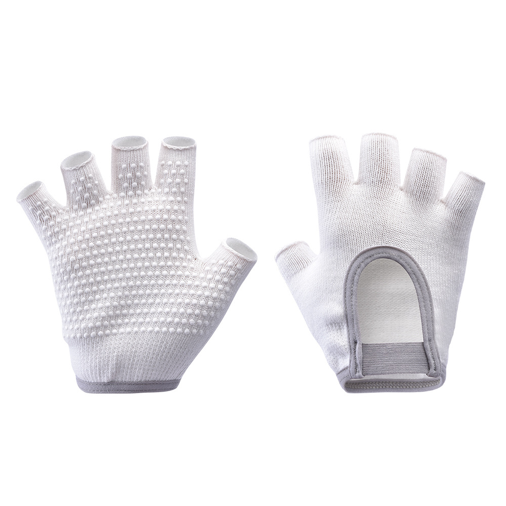 [Yoga Gloves B1] Half Finger Female Fitness Barbell Lifting Pot Equipment Cycling Road Bike Jumping Rope Badminton Cocoon Prevention