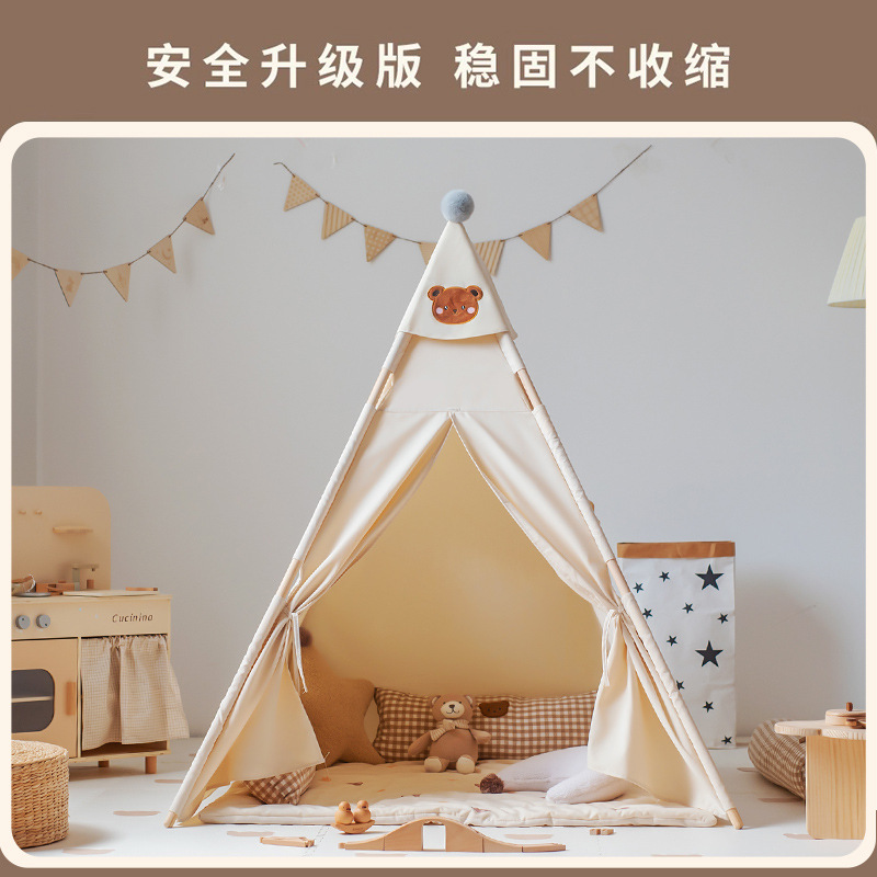 Children's Tent Indoor Indian Home Baby Princess Small House Boys and Girls Toy Game House Secret Base