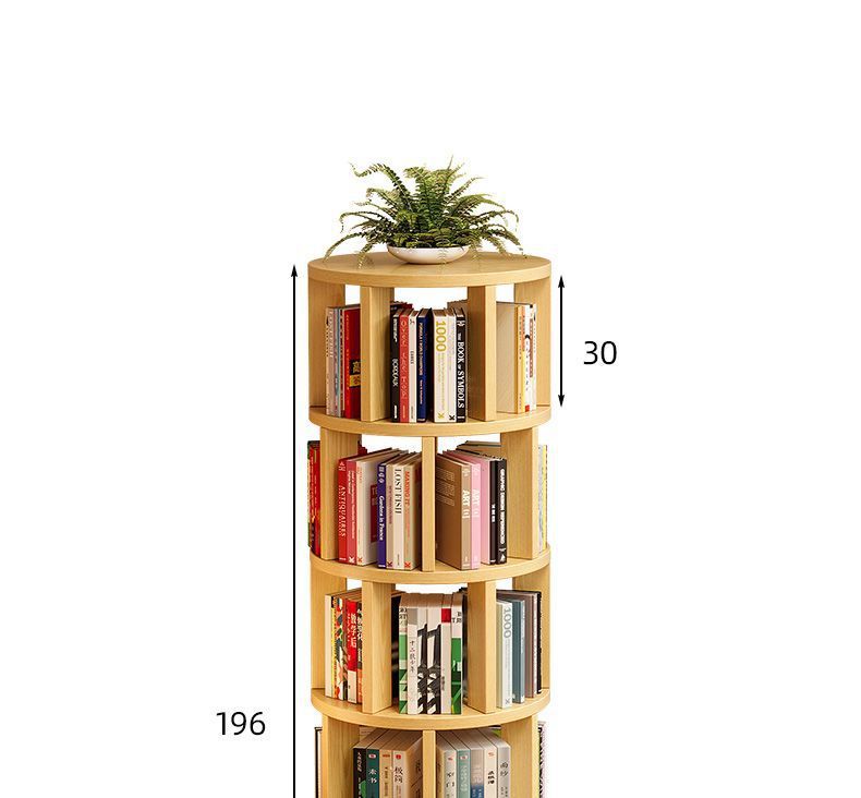 360 degree rotating bookshelf, bookshelf, space saving, children's floor standing picture book rack, simple home use, student easy storage rack