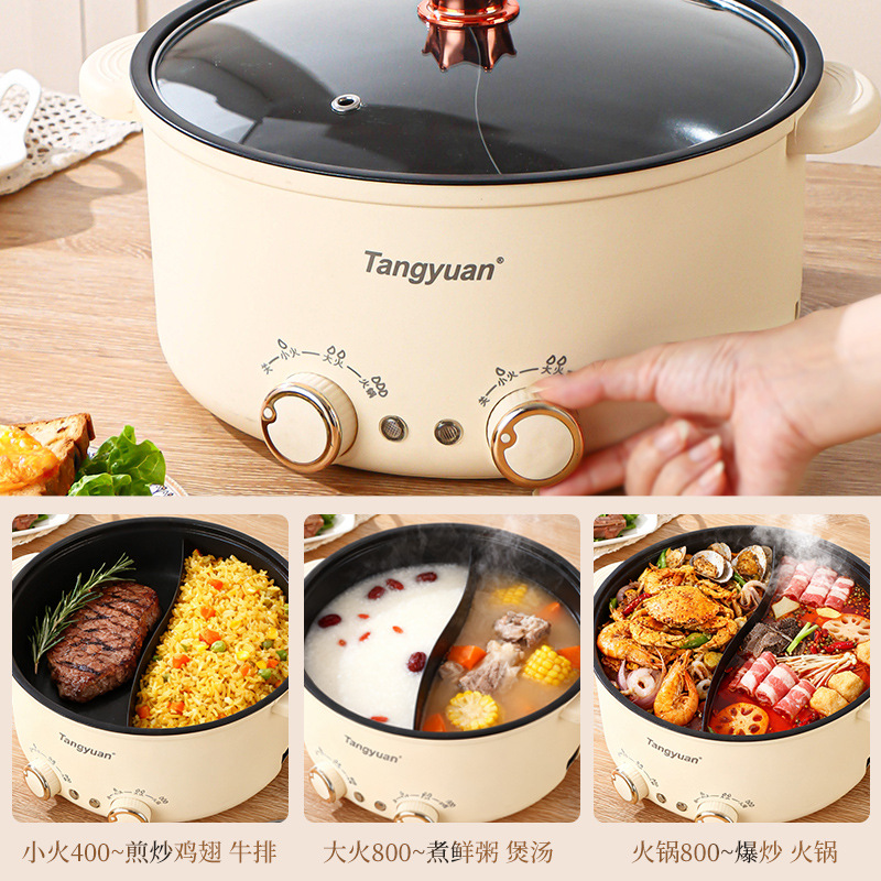 Электрическая многофункциональная кастрюля Tangyuan QS-800