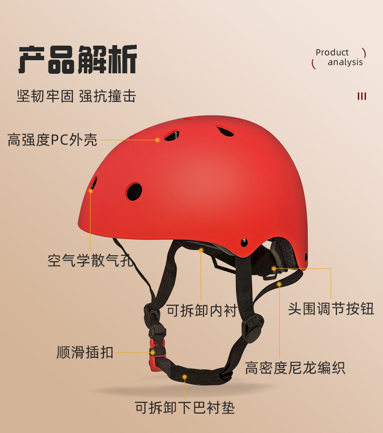 自行车头盔 耐冲击通风运动自行车梅花盔滑板溜冰轮滑头盔护具厂