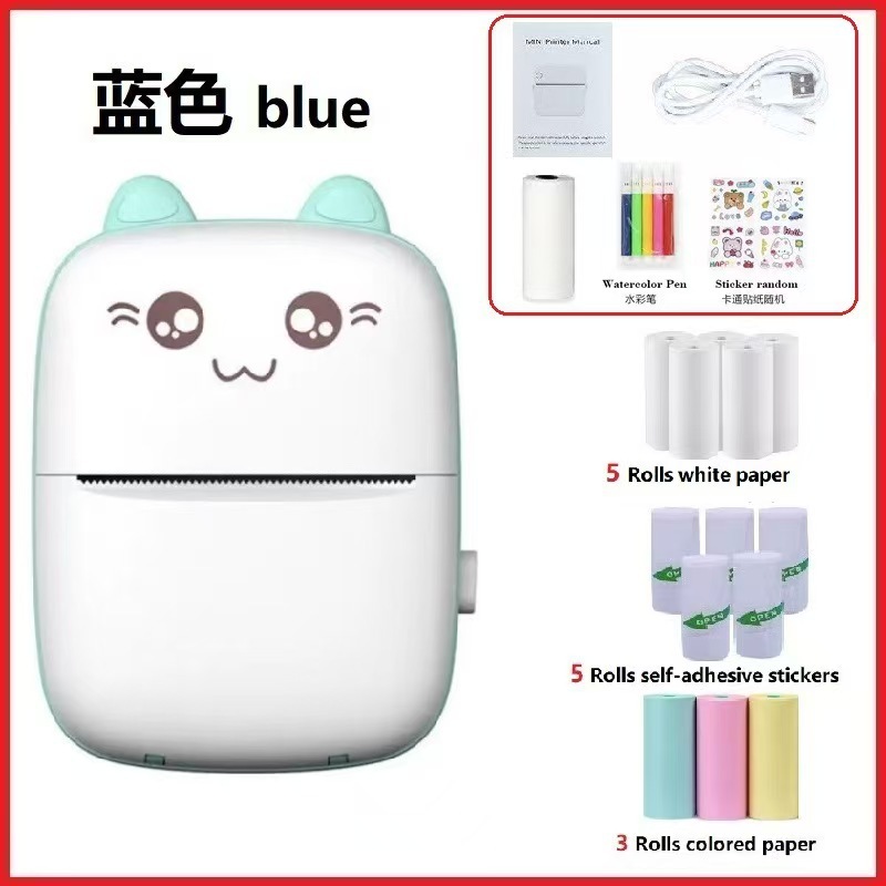 Wrong Question Printer Ultra Clear Mini Student Portable Intelligent Wrong Question Sorting Tool Ink free Thermal Wrong Question Machine