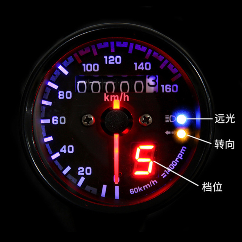 Мотоцикл светодиодный пробег смотрел киоск Harley Tiage Eagle King Retro Mecket Modiation Code Table