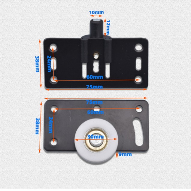 Cabinets, wardrobes, sliding doors, sliding doors, wooden doors, sliding rails, aluminum alloy upper and lower rails, door wheels, guide rails, accessories