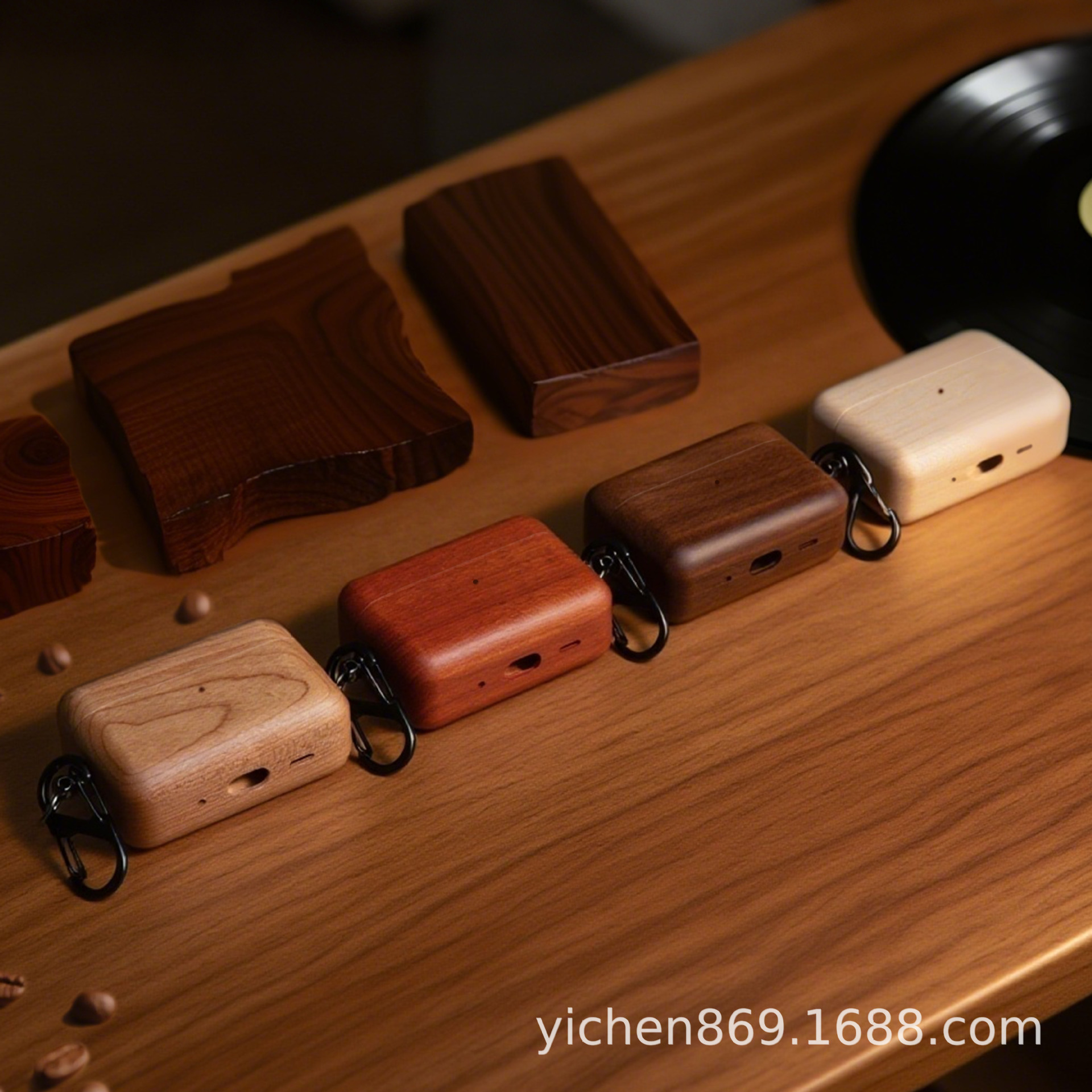 跨境APPLE新款AirPods pro3木质耳机壳适用蓝牙耳机保护壳耳机壳