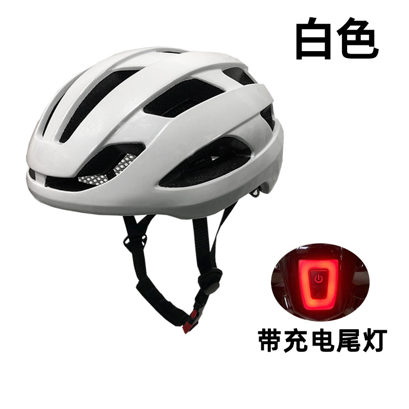 Cycling helmet with light for men, summer mountain bike, road bike, integrated lightweight and breathable bicycle, safety helmet for women, equipment