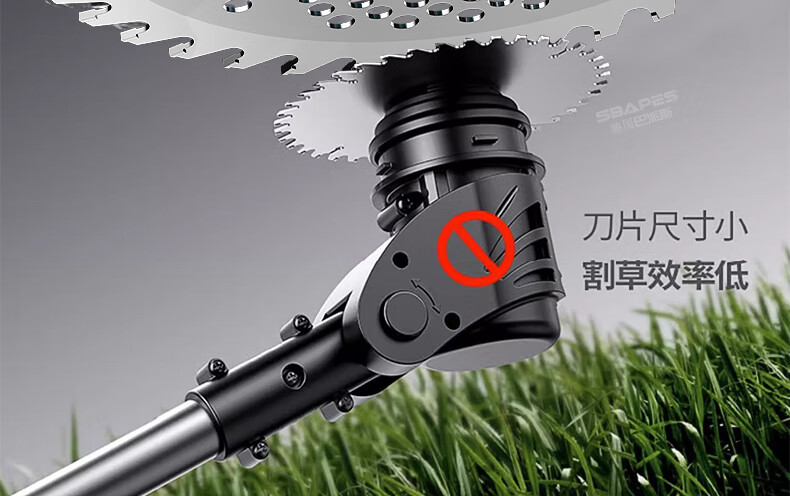Rechargeable electric lawn mower, lawn mower, household lithium electric weeding machine, handheld wheat harvester