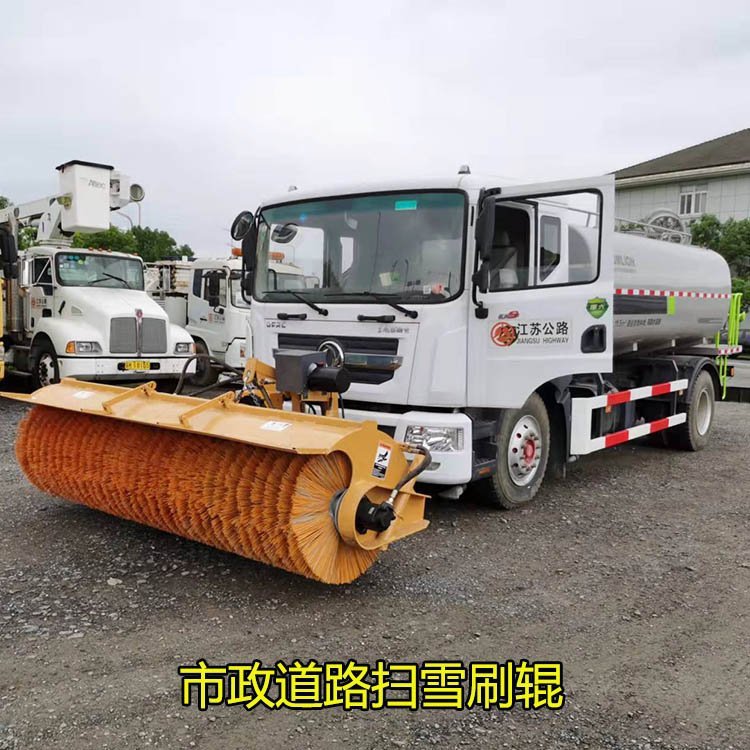 Hengwo Forklift Snow Sweeper New and Old Forklifts Equipped with Snow Brush Road Sweeper Snow Cleaning Machine Rolling Snow Brush