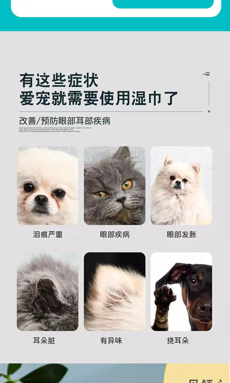 宠物清洁湿巾