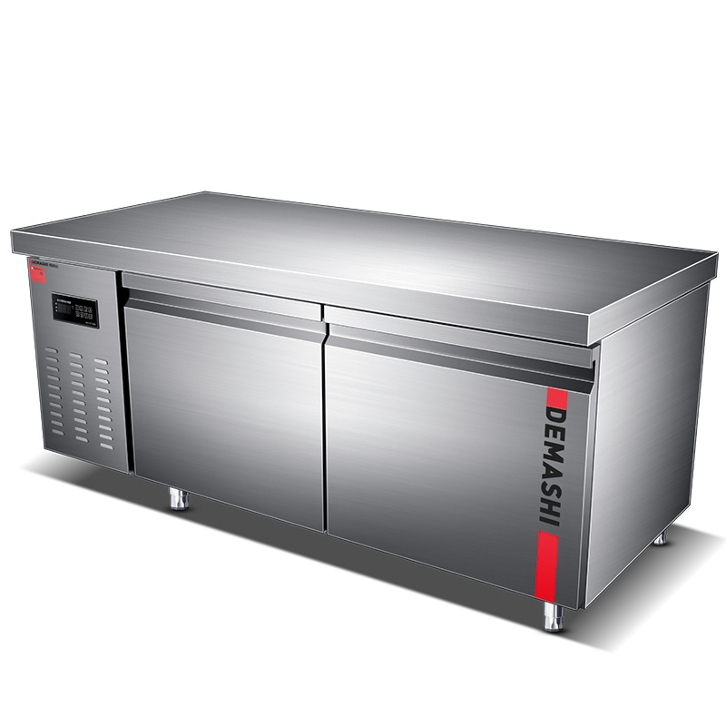 DEMASHI Refrigeration Workbench Thickened Horizontal Operating Platform Weighing Without Deformation Unit Kitchen Wow