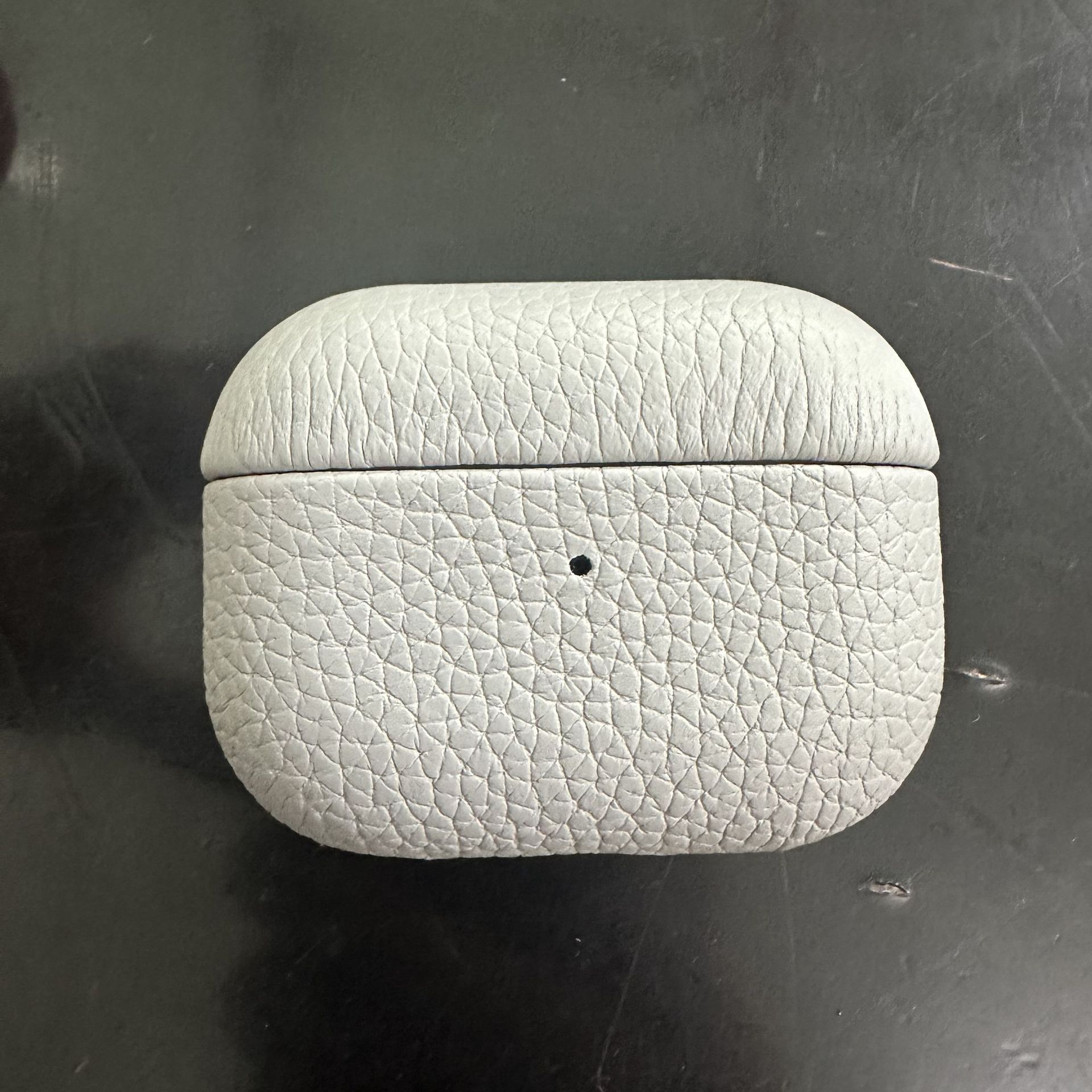 Spot Airpodspro3 protective case suitable for Apple earphones Airpods4 genuine leather lychee pattern earphone case