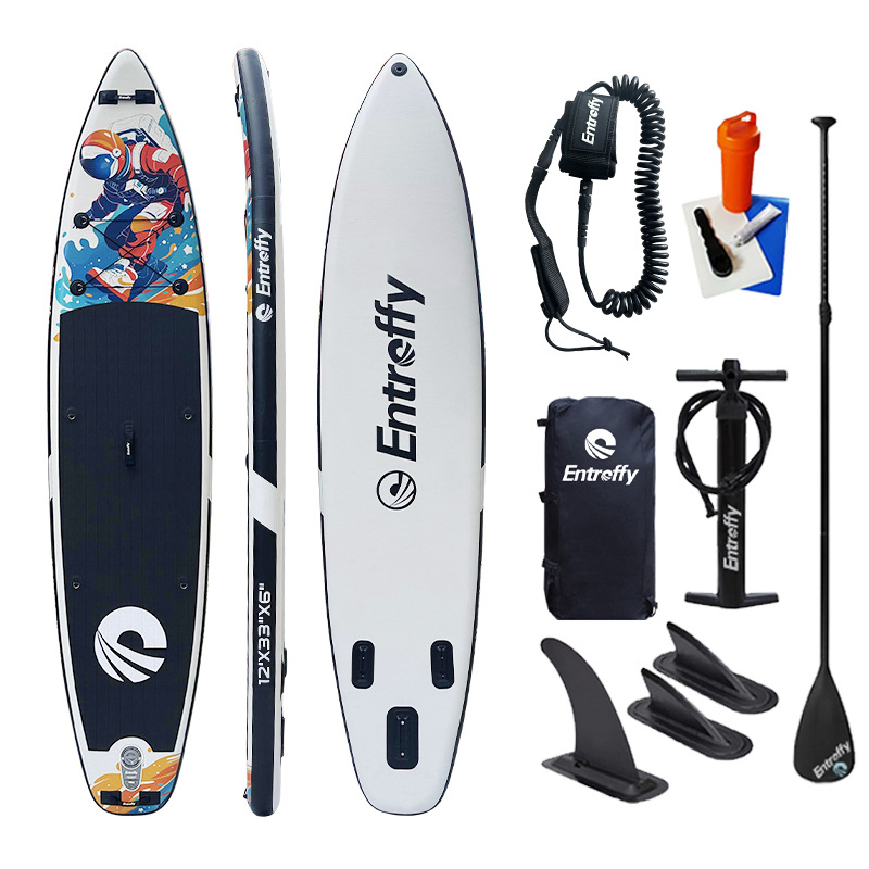Paddleboard, double-layer surfboard, standing inflatable paddleboard, paddle board, rowing, racing yoga, soft board, floating board