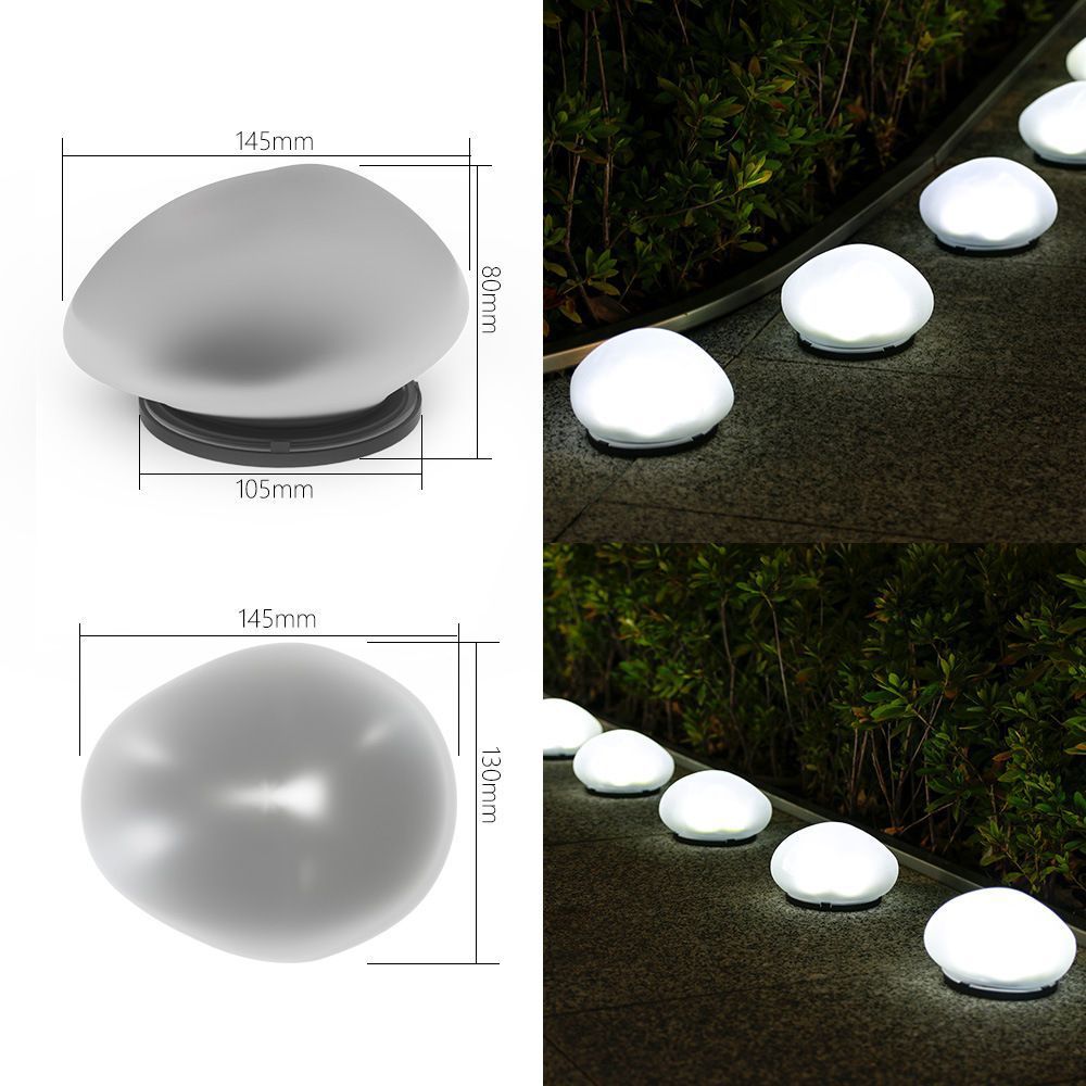 Luminous stone lamp, solar outdoor lawn lamp, courtyard decoration lamp, garden villa courtyard pebble lamp